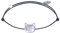LES POULETTES BIJOUX - Bracelet Lien Tête de Chat en Nacre - Gris