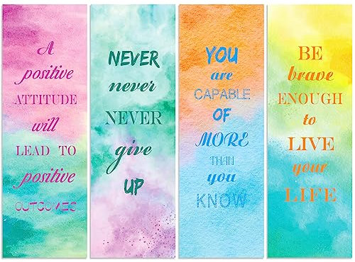 Ireer Magnetische Tapete für Schulspinde, 30,5 x 91,4 cm, abnehmbare Schulspinde, Dekorationen, Aufkleber, Zubehör (motivierender Stil), 4 Stück