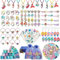 170pcs Meerjungfrau Party Mitgebsel Kindergeburtstag, Kindergeburtstag Mitgebsel set,Give Aways Kindergeburtstag Mädchen mit Meerjungfrau Schlüsselanhänger,Ringe,Halsketten, Ohrringe,Haarnadeln