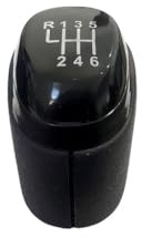 Pomo de palanca de cambios para Renault Megane 4 2016+ con borde negro 328658100R MMVV
