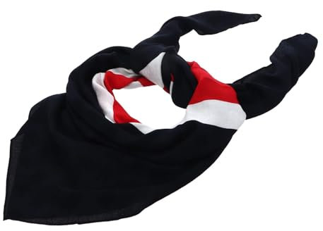 TOMMY HILFIGER TH Contemporary Mono Square Scarf Space Blue
