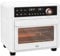 HOMCOM Mini Four électrique Friteuse à air 2 en 1 Capacité 13L Four Grille-pain 1200W avec 12 modes de chauffage Minuterie et température réglable Crème