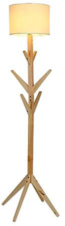 CUNTO lampadaire lumineux pour chambre à coucher lampadaire lumineux à LED pour chambre à coucher Branches d'arbre en bois nordique cintre décoration lampadaire lumineux pour chambres à coucher