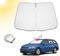 BIBIBO VW Golf Mk7 Frontscheibenabdeckung, Auto Sonnenschutz kompatibel mit Volkswagen Golf Mk7 7.5 2013-2019, Auto Abdeckung für Frontscheibe Faltbar mit UV-Schutz, Sonnenblende gegen UV-Strahlen