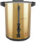 Valgus percolateur cafe professionnel 135 tasses 20L commercial acier inoxydable or double paroi grande urne à café pour les fêtes, bureaux, mariages et événements de restauration