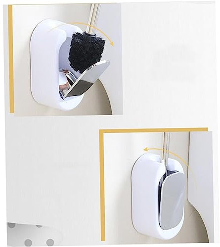 NULYLU Wandmontierte Toilettenbürstengarnitur Badezimmerbürste Edelstahl-toilettenbürste Satz Haushalt Montage