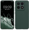 kwmobile Custodia Compatibile con Xiaomi 14T Pro Cover - Back Case per Smartphone in Silicone TPU - Protezione Gommata - verde muschio