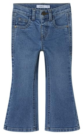 NAME IT Mädchen Nmfpolly Bootcut Jeans 8808-Dt Tb