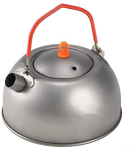 600ml Titanium Tea Kettle for Camping and Hiking Includes Mesh Stuff Sack (600ml Kettle)
