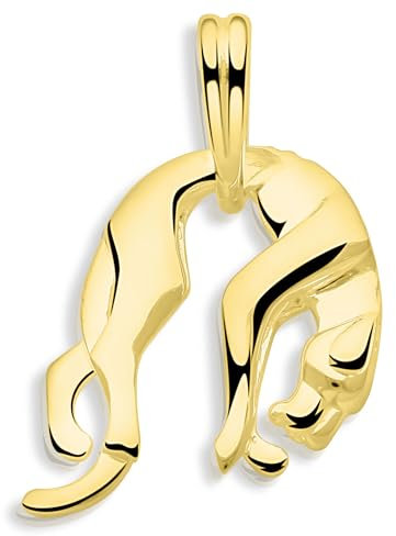 Tony Fein Pantheranhänger Klein 585er Vergoldet