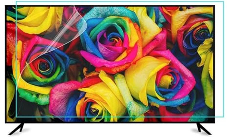 XAoSCd 32-70 Zoll Tv-Displayschutzfolie, Blendfrei, Mattierte Anti-Blaulicht-Folie, Bildschirmfilter, Strahlenschutz, LCD-Displayschutzfolie Für LCD, Led, OLED, HDTV,Matte-42 inch 917x516mm