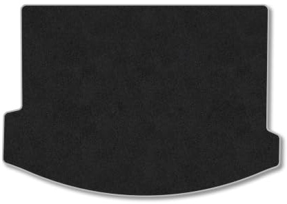 Jaguar E-Pace (2017-2020) Carpet Boot Mat | Grey Edge Trim Tailored Fit Boot Liner Full Coverage Protection Accessories Easy Clean Anti Slip Made in the UK
