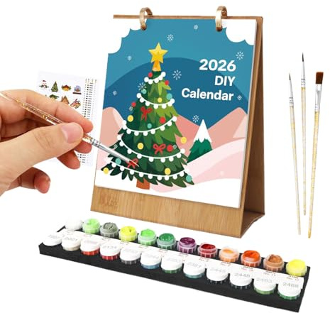 Adventskalender – Schreibtischkalender zum Malen, Thema, Weihnachten | Künstlerbedarf für Lehrer, Schule, Haus,