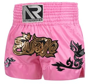 Chaoyinn Boys Kids Girls Muay Thai Shorts Boxing Trunks MMA Shorts Boxer Fighting Uniform