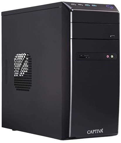 Captiva PC Business/Office I10-0519 | Intel Core i5 14400 | 16GB DDR4 RAM | Intel UHD Graphics 730 | 250 GB SSD | 4 TB HDD | Windows 11 Home