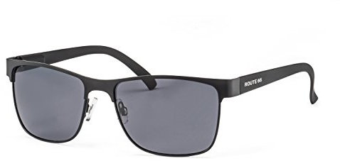 Polarisierte Sonnenbrille von Route 66 | Klassische Herren Sonnenbrille aus Metall mit Federbügelscharnier F2501137
