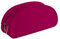 Clairefontaine 8344C Schlampermäppchen (Textil, 2 Reißverschlüsse, oval, 22 x 8 x 10cm, Lasche aus Metall) 1 Stück himbeer