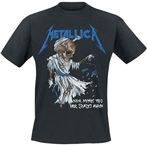 Metallica Herren Doris_Men_bl_ts: S T-Shirt, Schwarz (Black Black), Small