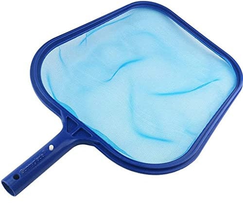 Sunnyglade, Red de Limpieza para Piscina, Profesional, Resistente, con Malla Fina y Marco, Azul