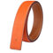 Vatee's Wendbare Echtledergürtel für Männer/Frauen Ersatzgurt ohne Schnalle 32mm breit 115cm lang Erde Gelb & Orange