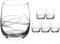 DIAMANTE Fantasy Hand Cut tumblers Whisky Glasses, Cocktail Glasses, Water Glasses, General use Glasses - Set of 6