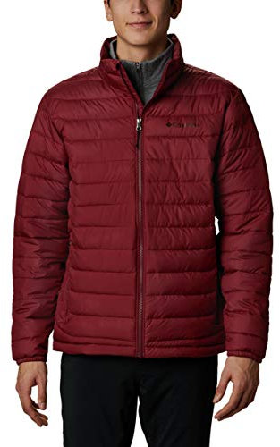 Columbia Powder Lite Jacket Steppjacke für Herren, Red Jasper (LATEST COLLECTION)