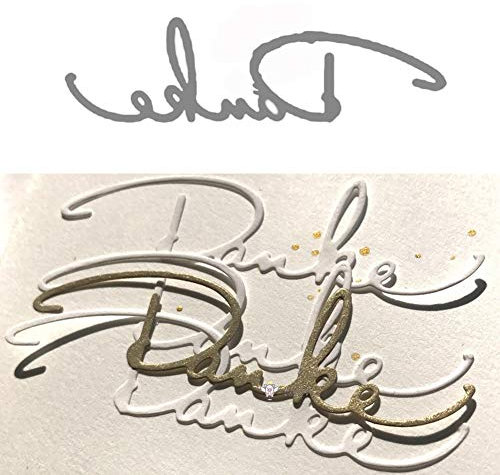 Ponnen Mother Day Danke Stanzbögen Stanzschablonen Scrapbooking Stanzmaschine Stanzformen für Scrapbooking Kartenbasteln Album Papier Dekor Silver