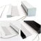 KSHANDEL24 Premium DOPPELROLLO BH20 Weiss mit Alu Kassette (105x150 cm, Kassettenfarbe: Silber matt)