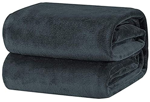 XiinxiGo Decke mit Tasten, Super als TV-Decke mit Ärmeln Fleecedecke, Super weiche Fleecedecke als Sofaüberwurf, Tagesdecke oder Wohnzimmerdecke,Grau 2,100 * 150 cm