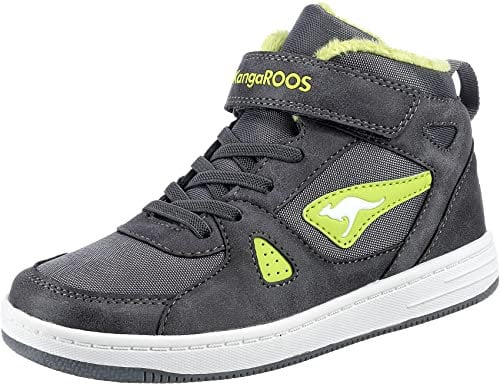 KangaROOS Unisex K-cp Kalley Ii Ev Sneaker, Steel Grey Lime, 39 EU