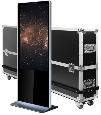 KIMEX 161-5500TF Totem Touch Screen 55 Full HD 500cd/m2 + Flight case