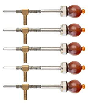 Violinbeschläge 5 Stücke Ox. Horn Violine Bow Frog Buttons Viola Bogen Teile Ersatz