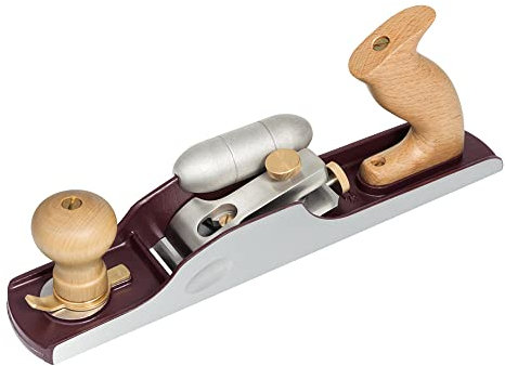 DICTUM® Langer Flachwinkel-Schlichthobel Nr. 62, mit Hot Dog rechts, HSS-Eisen