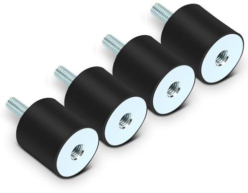 M8 Stoßdämpfer-Gummi-Isolator-Halterungen, M8 Gummihalterungen Stoßdämpfer, Gummihalterungen Anti-Vibrations-Silentblock-Auto-Boot-Spulen(VD30*30 M8*23)