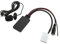 KIMISS Bluetooth Audio Adapter, 12Pin Autoradio RD4 Bluetooth Musik Aux Audiokabel Adapter Ersatz für C2 C3 C4 C5 C6 C8 (mit Mikrofon)