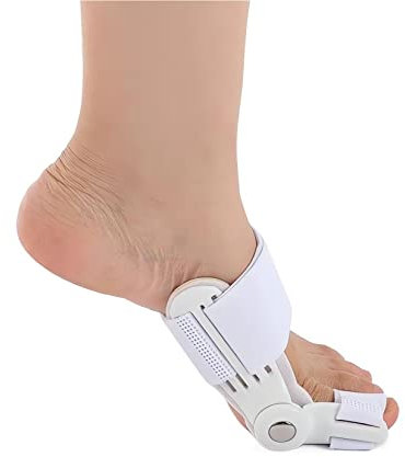 Night Use Toe Corrector for Men and Women.hammer toe corrector Fix Overlapping Toes and Correct Hallux Valgus with Foot Care Accessory. (Color : White)