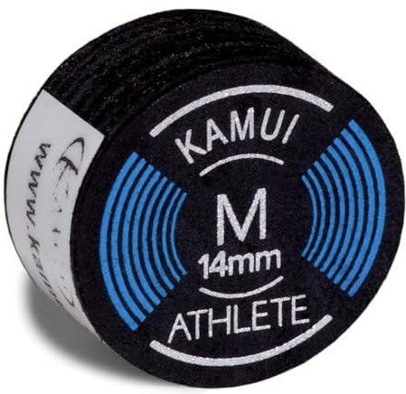 KAMUI Athlete Billard Billard Queue Tip Medium 14 mm – 1 Stück
