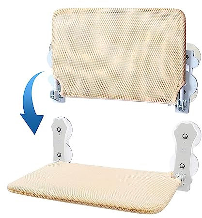 Maodom Hamaca para Gatos para Ventana - Percha para Mascotas Plegable y Transpirable con Ventosa | Hamacas con Metal Caqui, 27.6-27.6-33.1lbs Carga cojinete Cama para Gatos para Siesta,