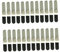 OSALADI 30st Saugfähiges Schweißband Schweißflecken-pad Größenreduzierer Für Huteinlagen Shirt Collar Inserts Tape Caps Schweißband Einwegband in Hutgröße Hut Schweißband Klebepad Liner