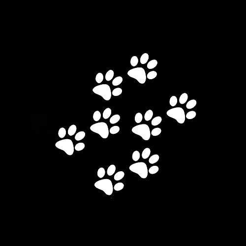 Adesivo decorativo per auto con zampe di gatto, adesivo decorativo per auto, 3D, carino, creativo, divertente, impermeabile, per pareti dell'auto