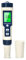 Pious pH-Messgerät für Wasser, pH/TDS/EC/Salzgehalt/Thermometer 5 in 1 mit LCD-Display, pH-Messgerät, hohe Empfindlichkeit, automatische Temperaturkompensation, geeignet für Hydrokultur