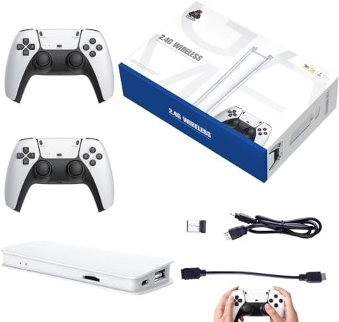 Retro Gaming Console, Retro Game Console Stick, 4k Game Stick Pro, 2024 best game stick, Wireless Retro Game Console, Plug And Play Video Game Stick Built In 20000+ Games (128G 40000+games)
