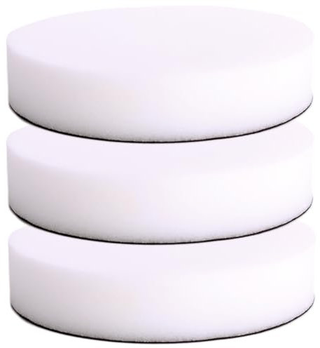 Vossner® Polierschwamm weiß Soft 180mm 37mm Kletthaftung für Poliermaschine (5)