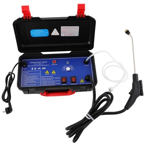 KEESUNG Nettoyeur vapeur haute pression, 3000 W 220 V, haute température, portable, portable, avec boîte de rangement pour sol, murs, tapis, meubles, voiture