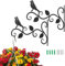 CHWUYI Hanging Basket Bracket,1Pcs/2Pcs Hanging Basket Brackets Outdoor Wall Plant Hanger Garden Hooks for Plants Lanterns Bird Feeders Fence (2PCS)
