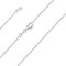 Einzelstück® Panzerkette Silberkette 1.1 mm - Damen Halskette 925 Sterling Silber - verschiedene Längen - Größenverstellbar 50cm - 47cm - 45 cm (Silber 50+5cm)