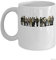 Eletina Taza de café reutilizable de 325 ml, taza de café The Walking Dead Cast (blanco) AMC The Walking Dead, accesorios de programa de televisión, regalo, mercancía, camisa, calcomanía, póster