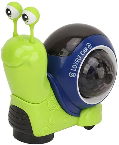 NIZUUONE 3D -Projektionsschnecken Babyspielzeug mit Musik und Geschichte, Ideal für Familieninteraktion, Nachhaltiges Kunststoffmaterial (Green)