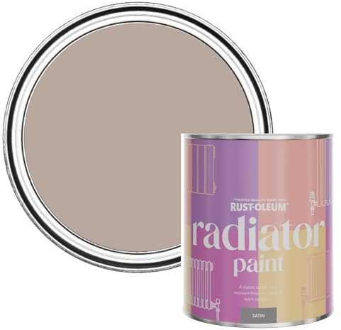 Rust-Oleum Heat-Resistant Radiator Paint in Satin Finish - Oatfield 750ml