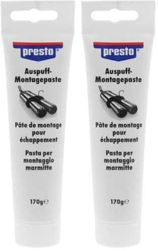 presto 603123 Pâte de montage d’échappement 170 g (Lot de 2)